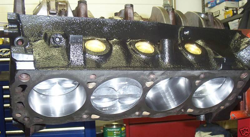 351w 427 stroker Roller Ford Long block,With oil Pan &amp; TC,GT-40 P heads