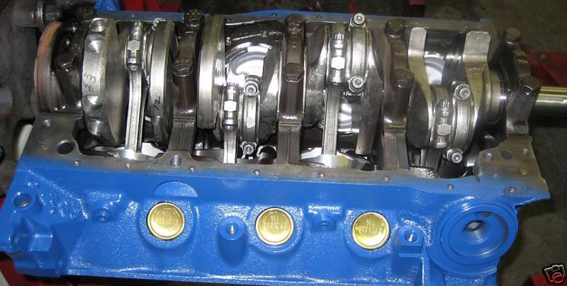 331ci Ford Short block,race prep,475+hp, Forged TRICKFLOW pistons, 4340 Crank