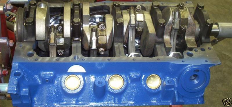 351w Roller Ford Long block,Engine Cradle,With oil Pan & TC, Ford  GT-40 P heads