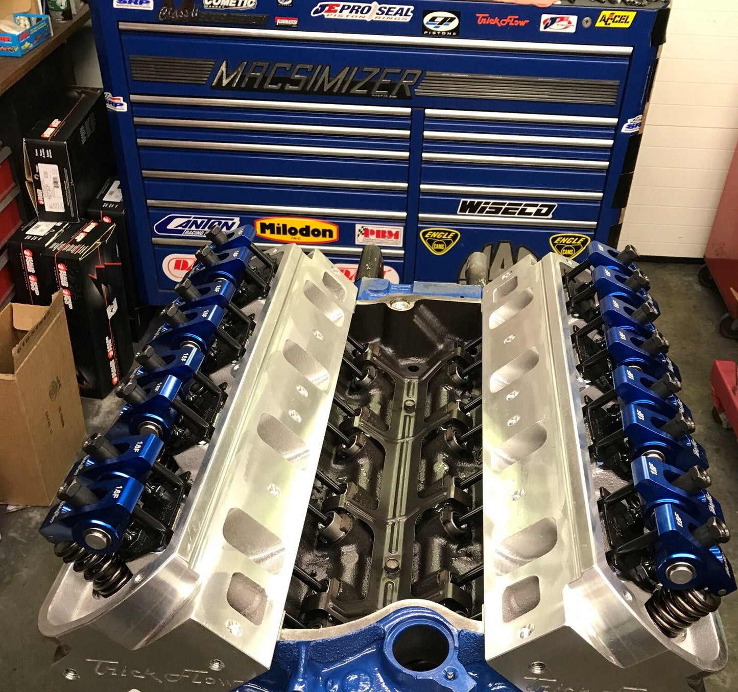 302 / 347 Ford Long block, race prepped, makes 515+hp, 205cc 11R Trickflow Heads
