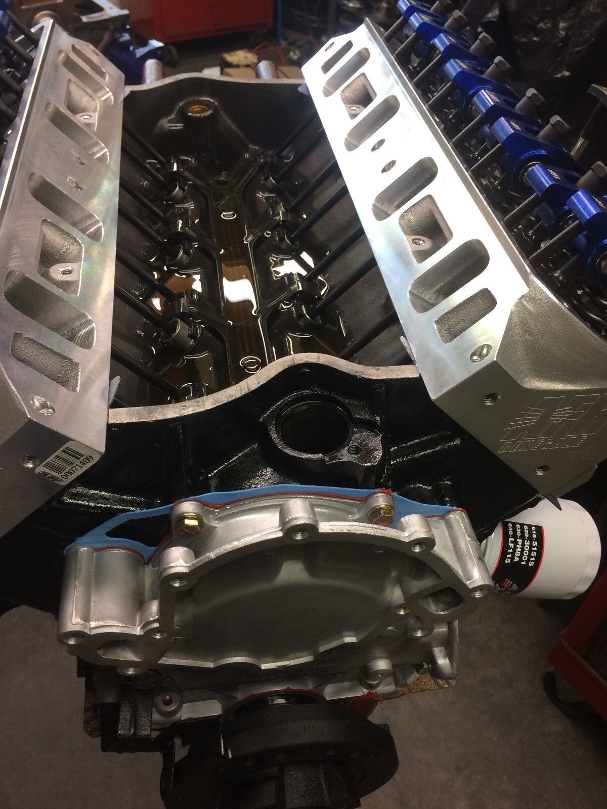 351w / 427 Small BLock Ford Long block, race prepped, makes 590+hp, AFR 220CC