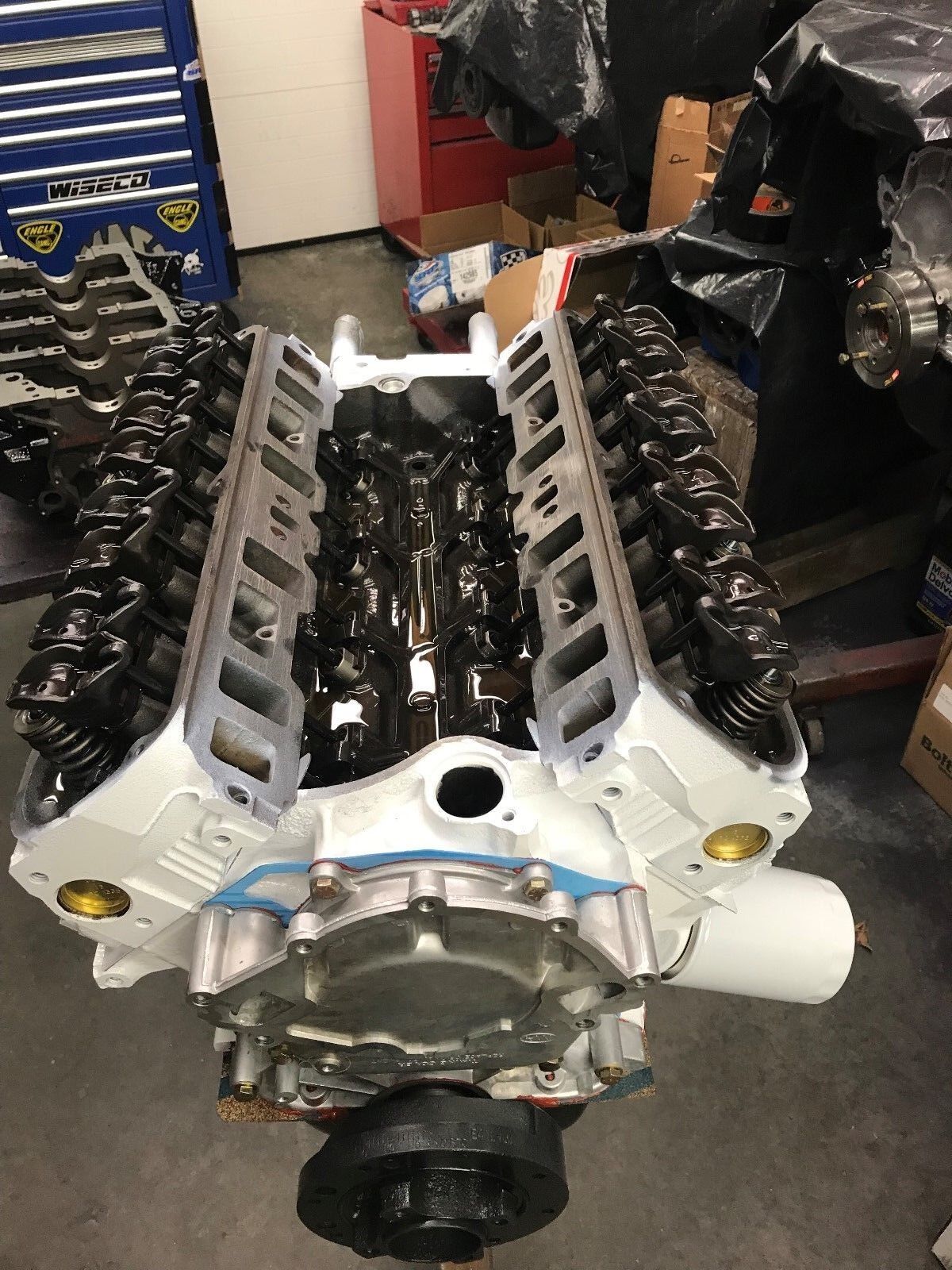 408 Ford Long block,Engine Cradle,With oil Pan & TC, Ford Iron heads Direct Fit