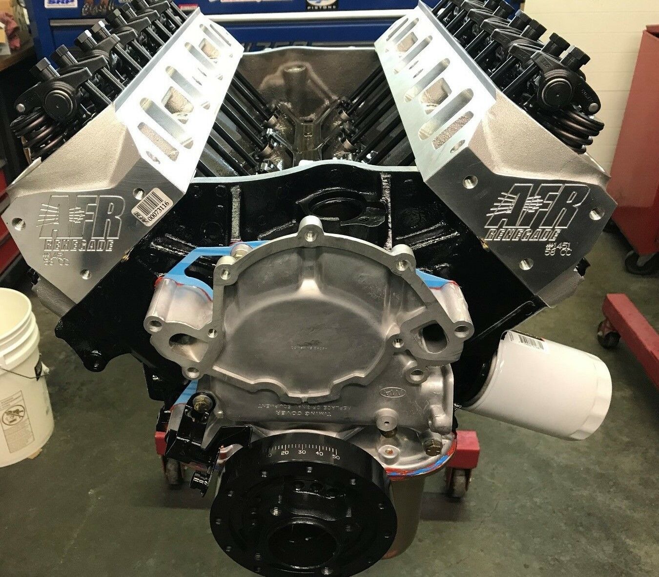 351w / 427 Small BLock Ford Long block, race prepped, makes 590+hp, AFR 220CC